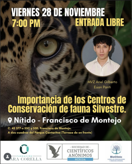 Importancia de los Centros de Conservación de la Fauna Silvestre / SCA Mérida